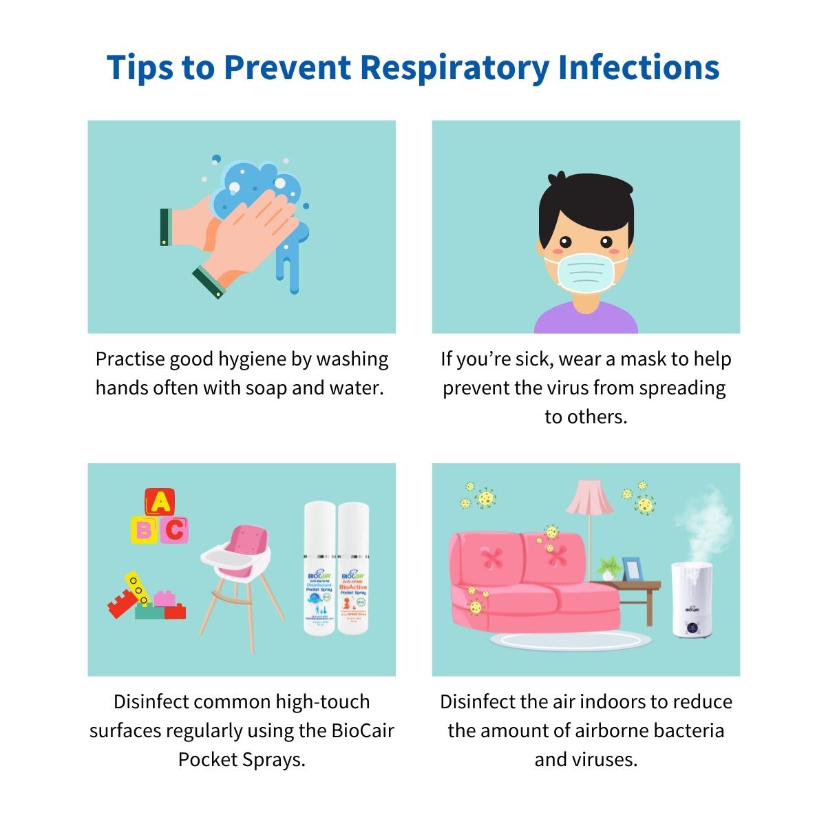 Tips to prevent respiratory infections